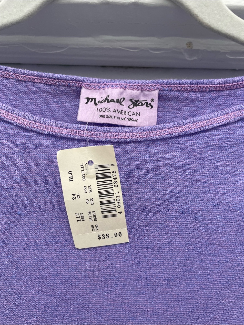 Michael Stars Lilac Crewneck Knit Tee - Picture 2 of 4